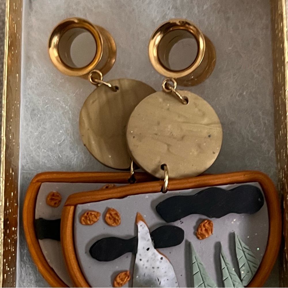 COPY - BEAUTIFUL gauge earrings